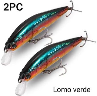 2 Señuelos  pesca tipo rapala black bass