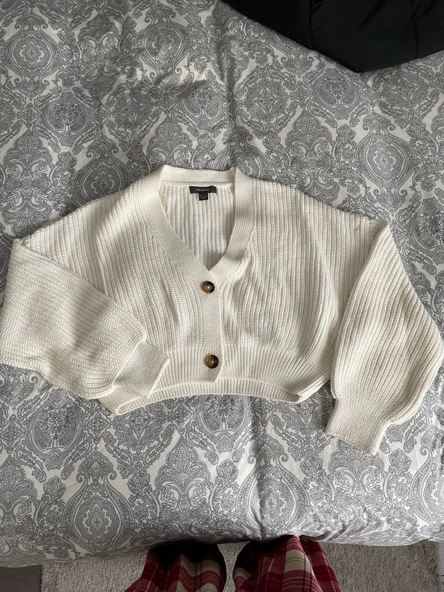 Cardigan blanco