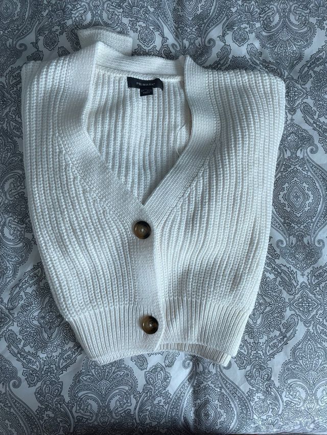 Cardigan blanco