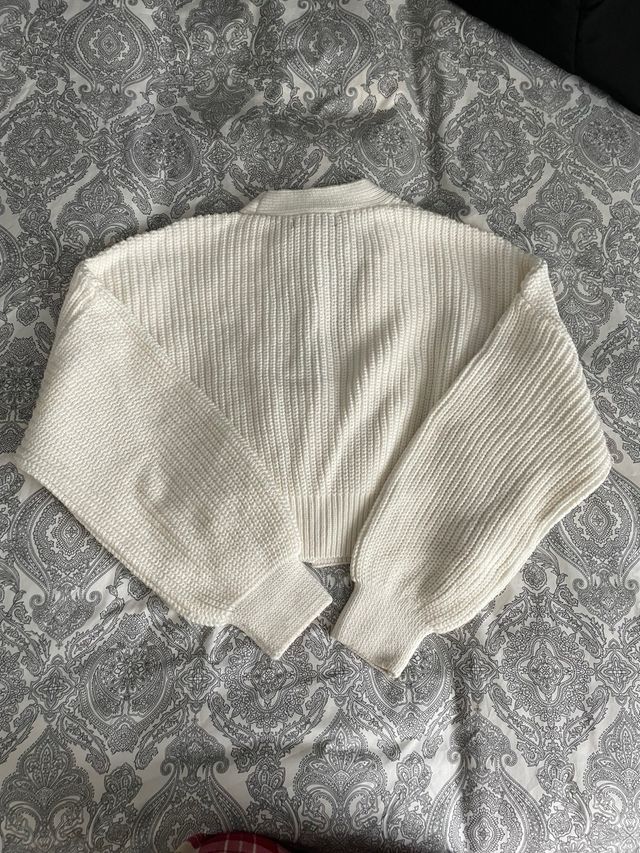 Cardigan blanco