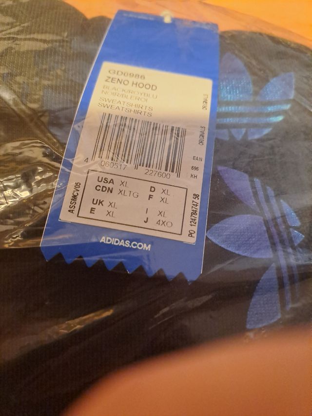 Nuova felpa adidas XL