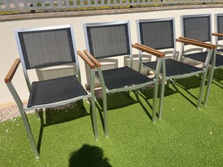6 Sillas APILABLES comodas y ligeras