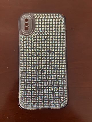 Cover con brillantini per iPhone X/XS