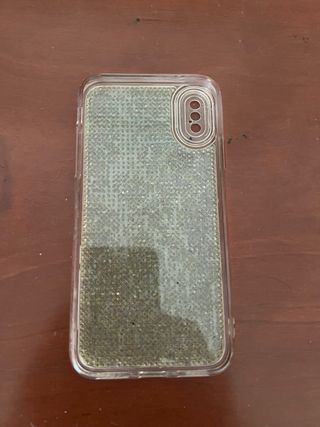 Cover con brillantini per iPhone X/XS