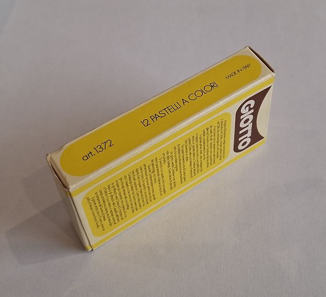 Scatola 6 pastelli Giotto Fila n. 1372 anni '70