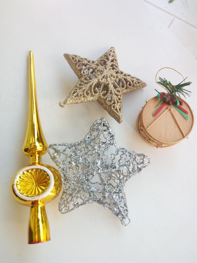 Set di 4 decorazioni natalizie 