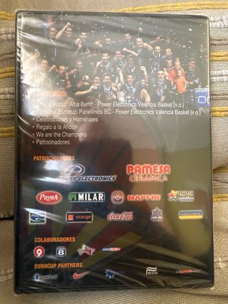 DVD valencia basket final eurocup 2010