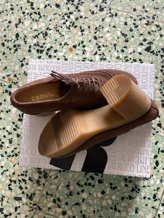 Zapatos ante plataforma crepe 39