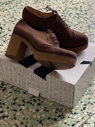 Zapatos ante plataforma crepe 39