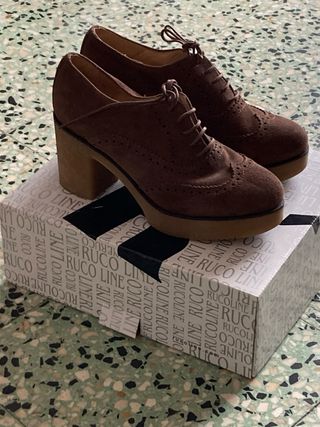 Zapatos ante plataforma crepe 39