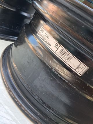 Cerchi in ferro 16.   5 buloni