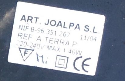 Lámpara de pared Artesanìa Joalpa colección TERRA