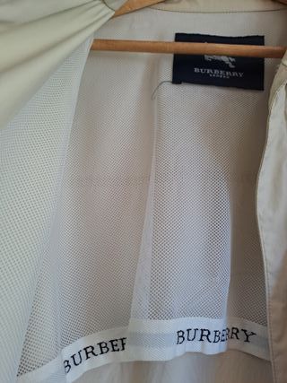 Chaqueta Burberry entretiempo hombre T.4 crema 
