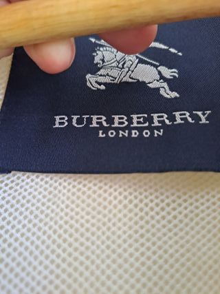 Chaqueta Burberry entretiempo hombre T.4 crema 
