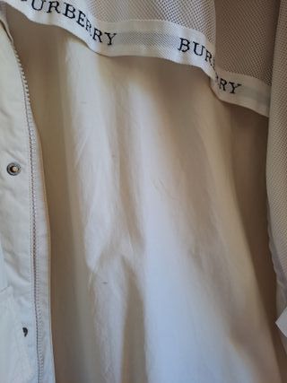 Chaqueta Burberry entretiempo hombre T.4 crema 