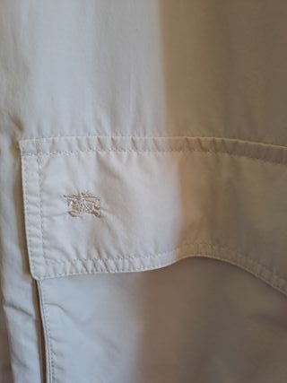 Chaqueta Burberry entretiempo hombre T.4 crema 