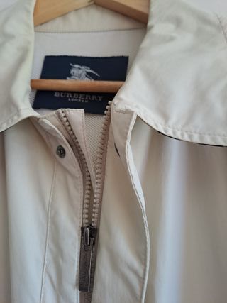 Chaqueta Burberry entretiempo hombre T.4 crema 