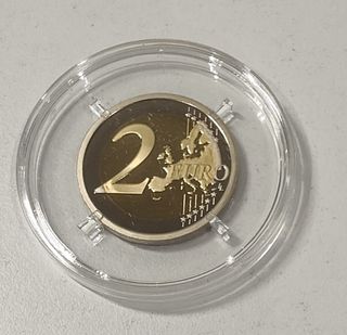 MONEDA 2 EUROS VATICANO 2019 PLATA PROOF