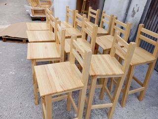 taburete alto bar barra (mínimo 6)