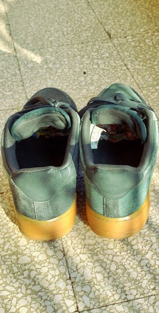 Nike air force scamosciate verde n.42