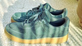 Nike air force scamosciate verde n.42