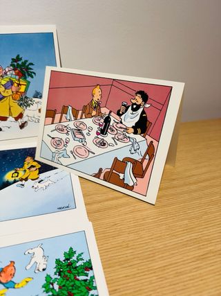 Cartas Postales 1990 Moulinsart Tintin Herge