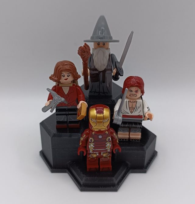 Base Espositore Compatibile LEGO Supporto Stand