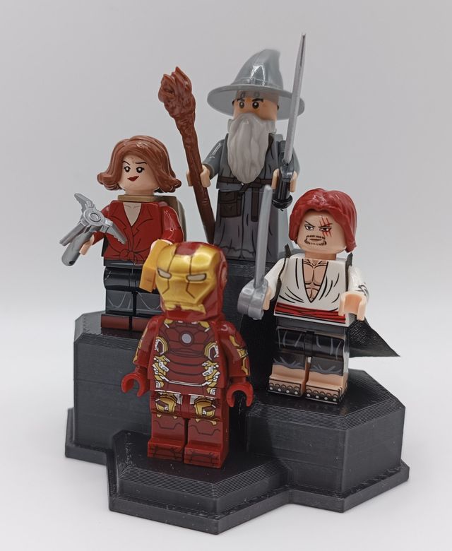 Base Espositore Compatibile LEGO Supporto Stand