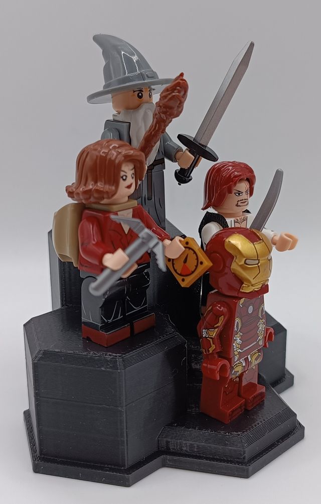 Base Espositore Compatibile LEGO Supporto Stand