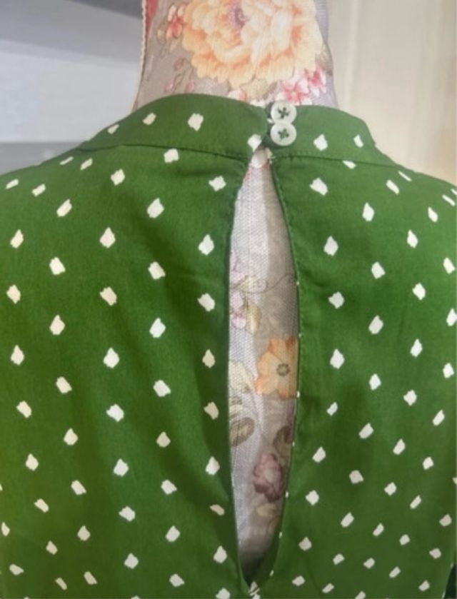 Blusa estampada verde