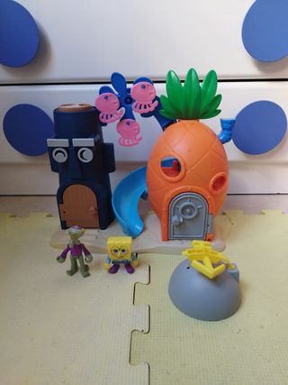 Casa Bob Esponja y Calamardo