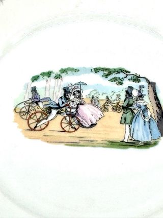 Servizio per dolci ceramica Richard Ginori 1950 s