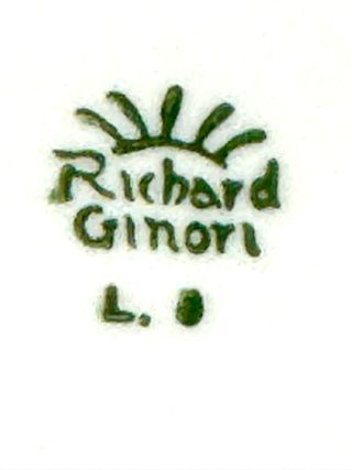 Servizio per dolci ceramica Richard Ginori 1950 s