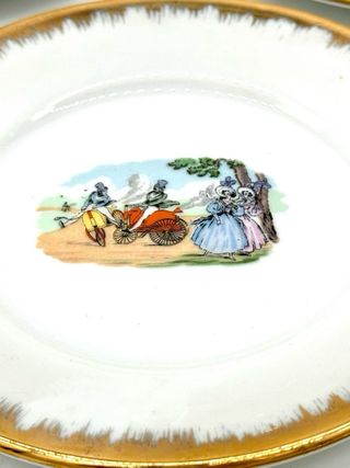 Servizio per dolci ceramica Richard Ginori 1950 s