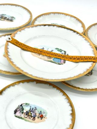 Servizio per dolci ceramica Richard Ginori 1950 s