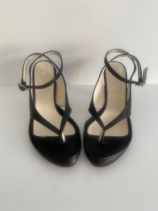 Sandalia negra tira Farrutx talla 37