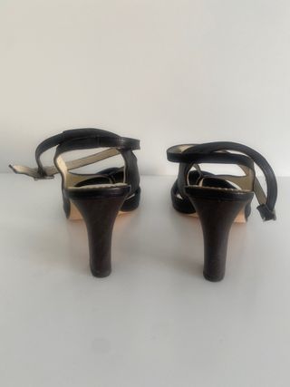 Sandalia negra tira Farrutx talla 37