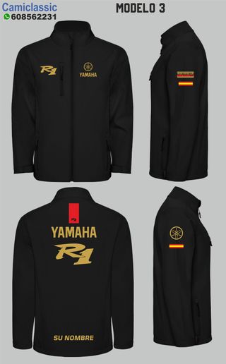 YAMAHA R1  YZF CHAQUETA SOFTSHELL TODOS LOS MOD 