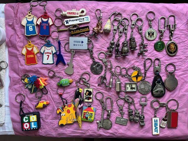Coleccion llaveros antiguos
