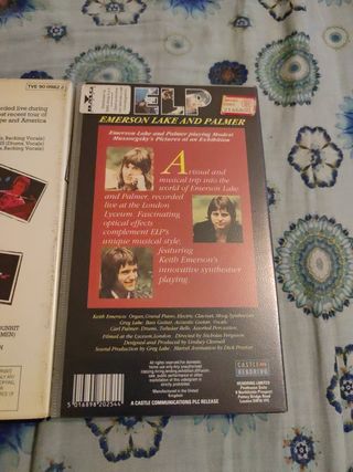Genesis Elp lotto 2 VHS rare Prog rock 