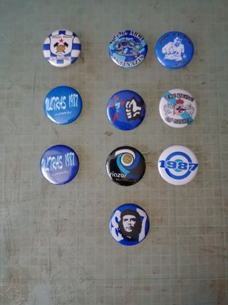 Chapas de los Riazor Blues
