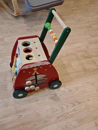 Correpasillos andador de madera