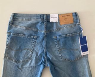 Jack & Jones Liam. Pantalón vaquero azul. W31 L34