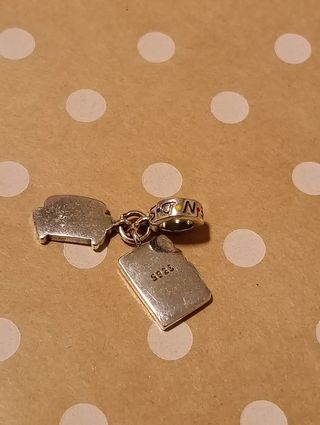 Charm de plata Friends 