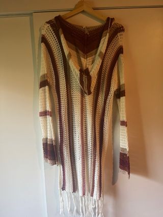 vestido Sudadera crochet