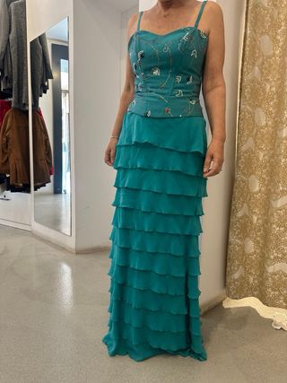 Conjunto fiesta verde agua Olimara