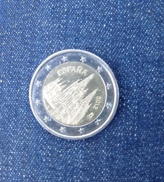 Moneda 2 euros Catedral Burgos