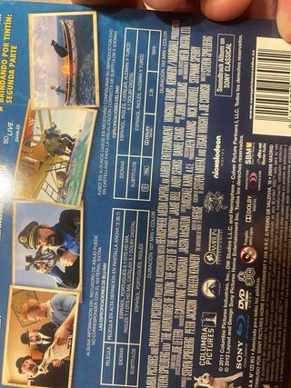 Pelicula las aventuras de Titin en bluray y dvd