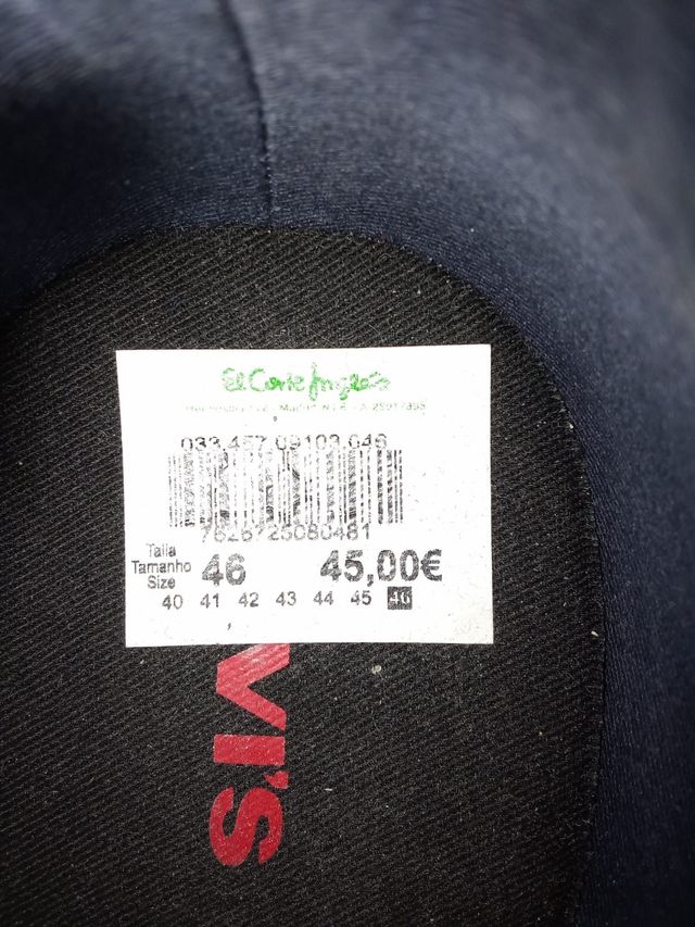 Zapatillas lona levis