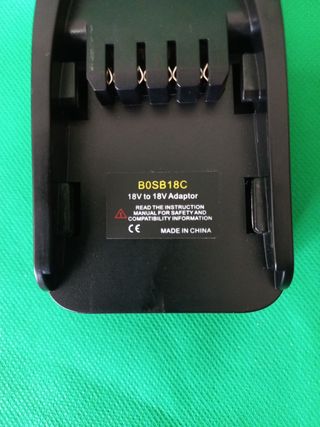 Convertidor adaptador de bateria